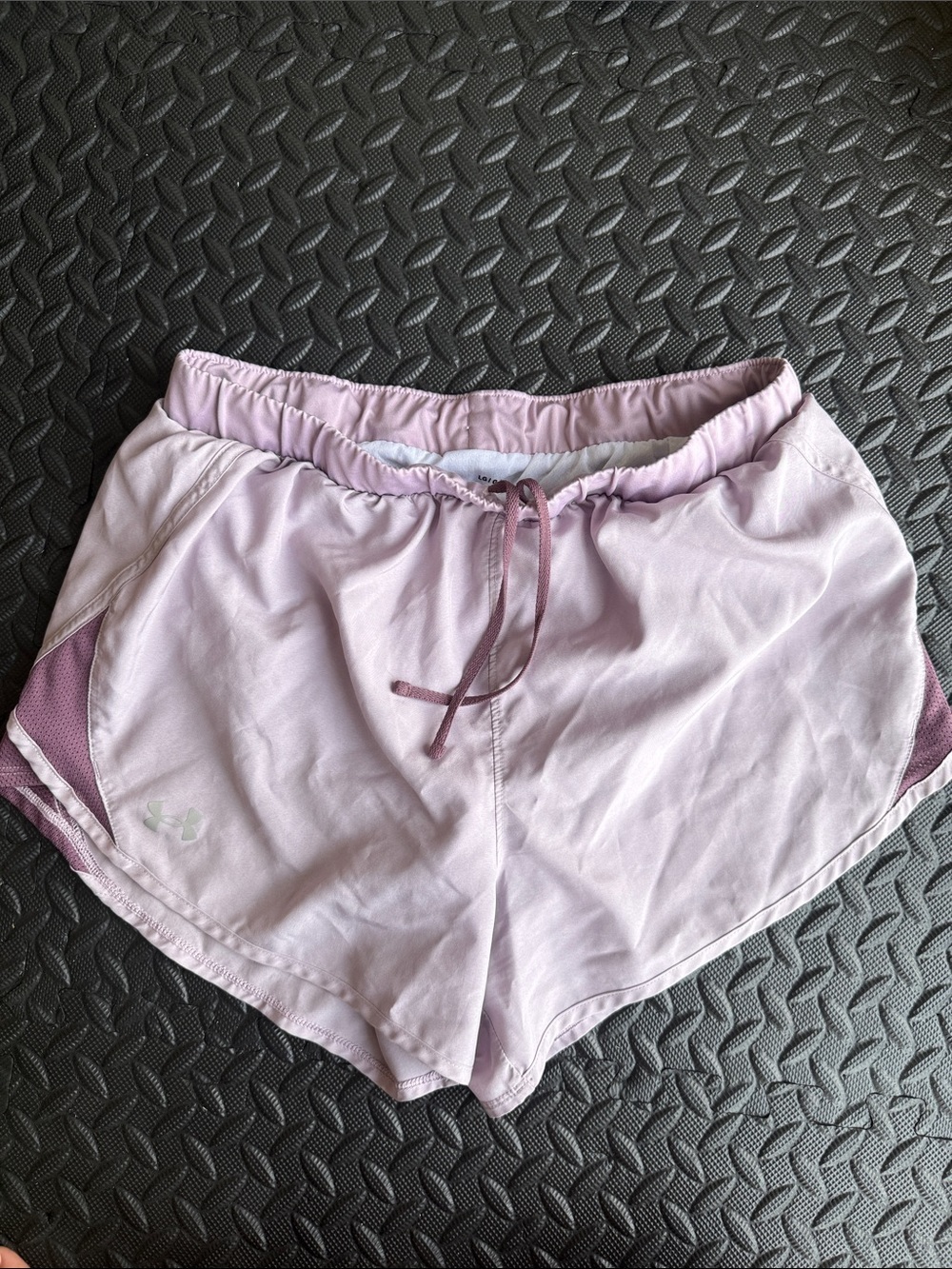 Under Armour purple Women's Athletic Shorts with Contrast Panels